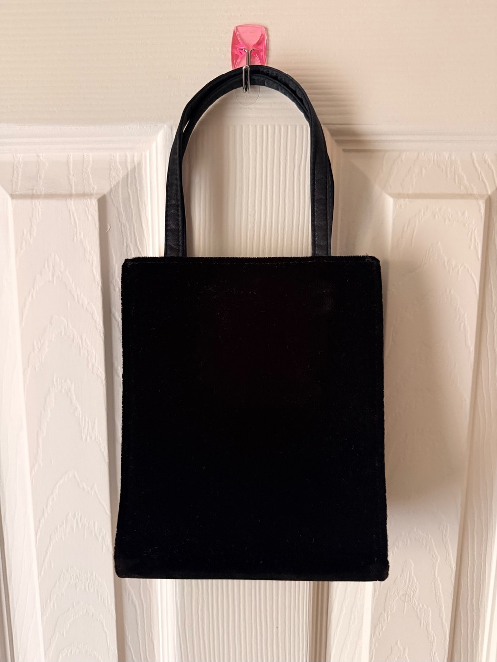 Vintage 90’s Gap Black Velvet Bag - Elegant Everyday Handbag
